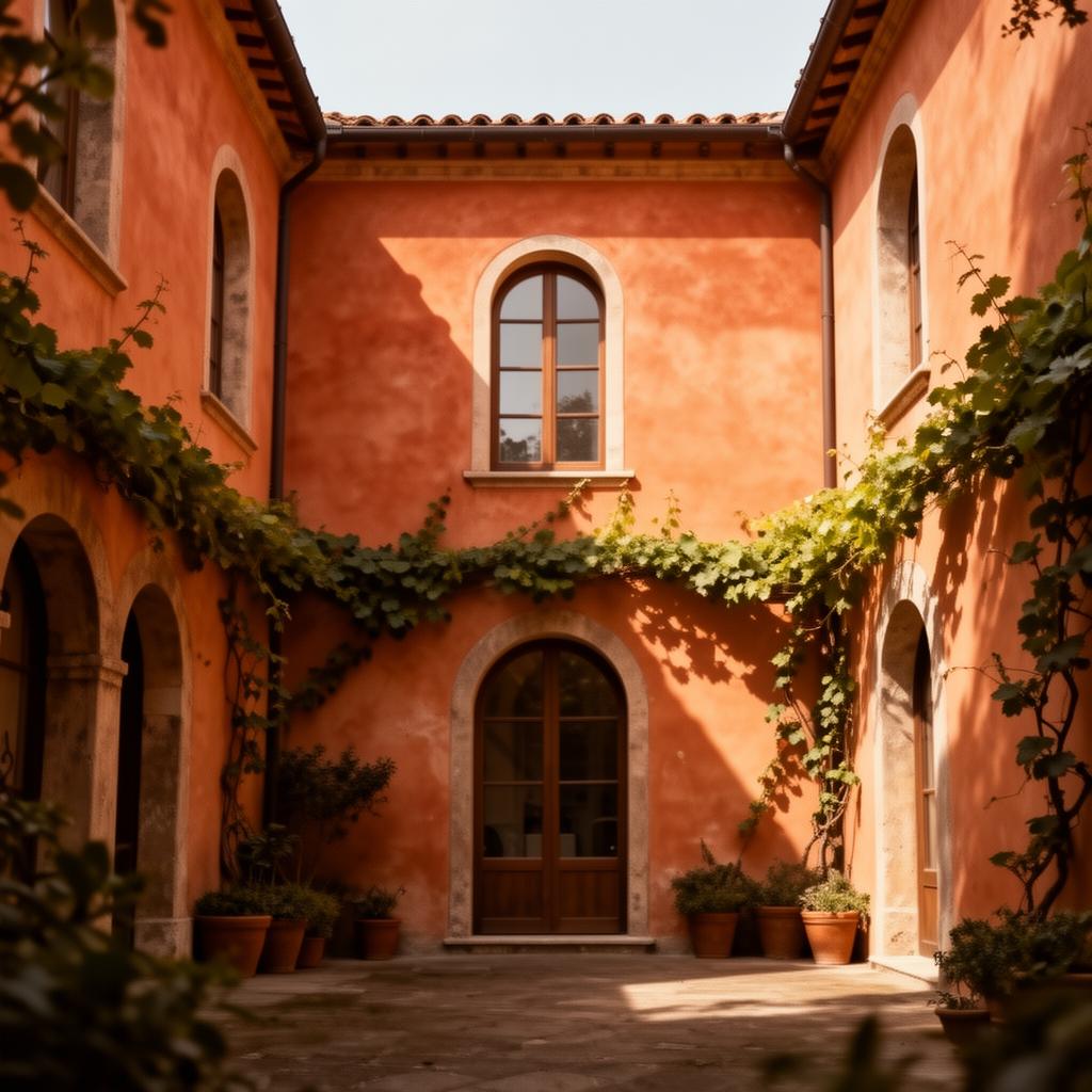 Italian architecture courtyard